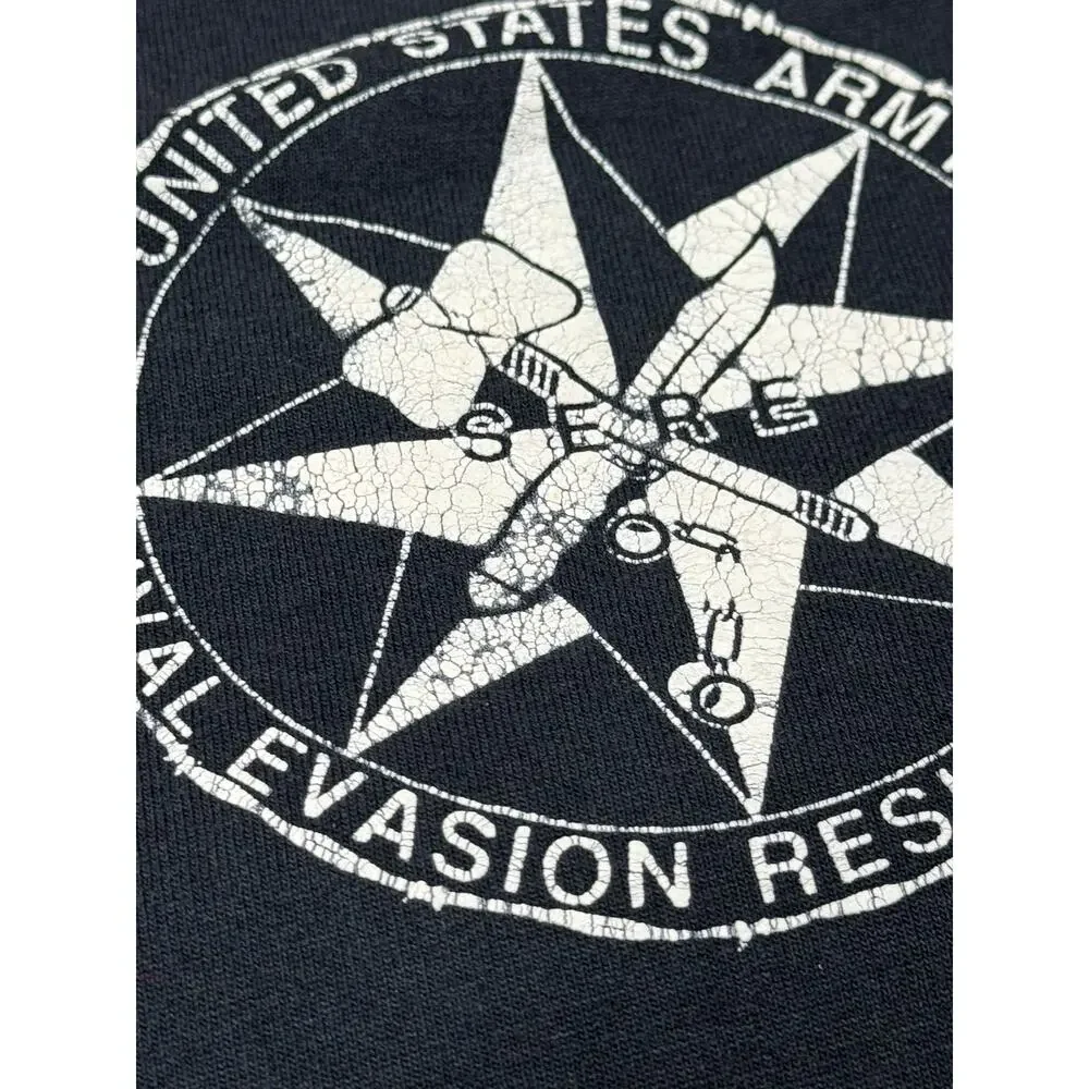 United States Army Seres Screen Stars Best Vintage Size Large Black Shirt